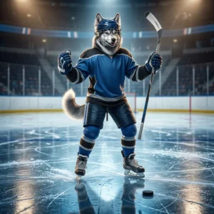 Illustration för NHL-boostningstjänster med en generell digital spelmiljö utan läsbar text eller tydliga varumärken.