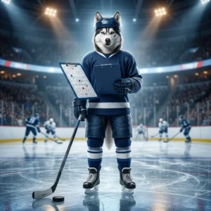 NHL இலவச வழிகாட்டிகளை பிரதிபலிக்கும் பனிக்கட்டி ஹாக்கி சூழலின் அலங்காரப் படம்; இதில் படிக்கக்கூடிய உரையோ அடையாளமோ இல்லை.