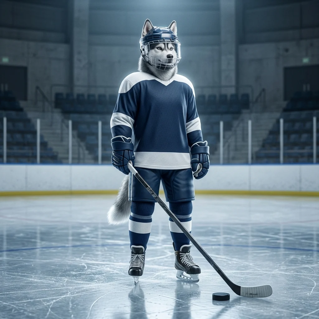 NHL 시간제 대리 플레이 서비스를 소개하는 대표 아트워크 이미지로, 게임 관련 분위기를 담고 있으며 읽을 수 있는 문구나 표지판은 보이지 않습니다.