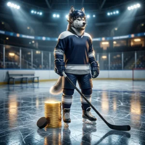 NHL 코인 부스트 상품을 표현한 게임 프로모션 대표 이미지로, 관련 상품의 분위기를 전달합니다. 이미지에는 읽을 수 있는 문구나 표지판이 없습니다.