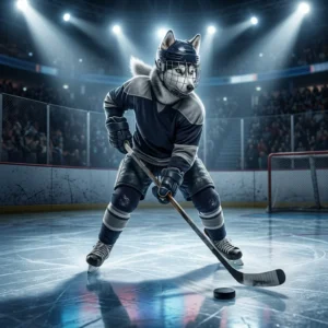 NHL’de saatlik boost hizmetini temsil eden, metin ve işaret içermeyen oyun temalı görsel.