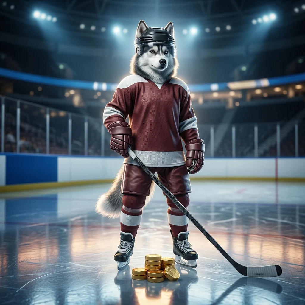 NHLコインズブーストを紹介するゲーム向けデジタルコンテンツのイメージ。文字や看板は含まれておらず、商品ページ用のビジュアルとして表示されています。