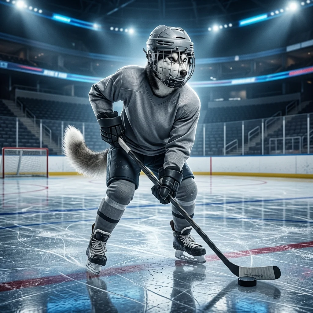 NHL游戏每小时代练服务的主题宣传图，呈现冰球竞技相关的游戏氛围与服务场景；画面不含可读文字、标识或具体品牌信息，适合作为服务详情页配图。