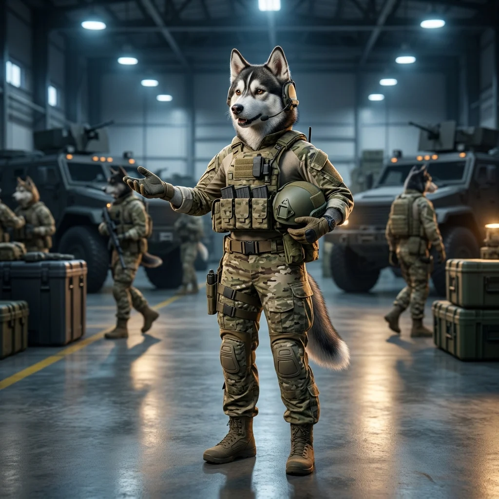 Ilustrace k najímání posil ve hře Wardogs, zachycující herní atmosféru bez čitelného textu.