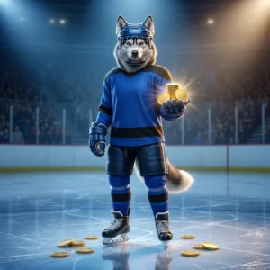 Ilustrační herní grafika k navýšení NHL mincí bez zobrazeného textu nebo nápisu.