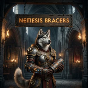 Promotional image representing the Nemesis Bracers Boost service for Diablo 4.