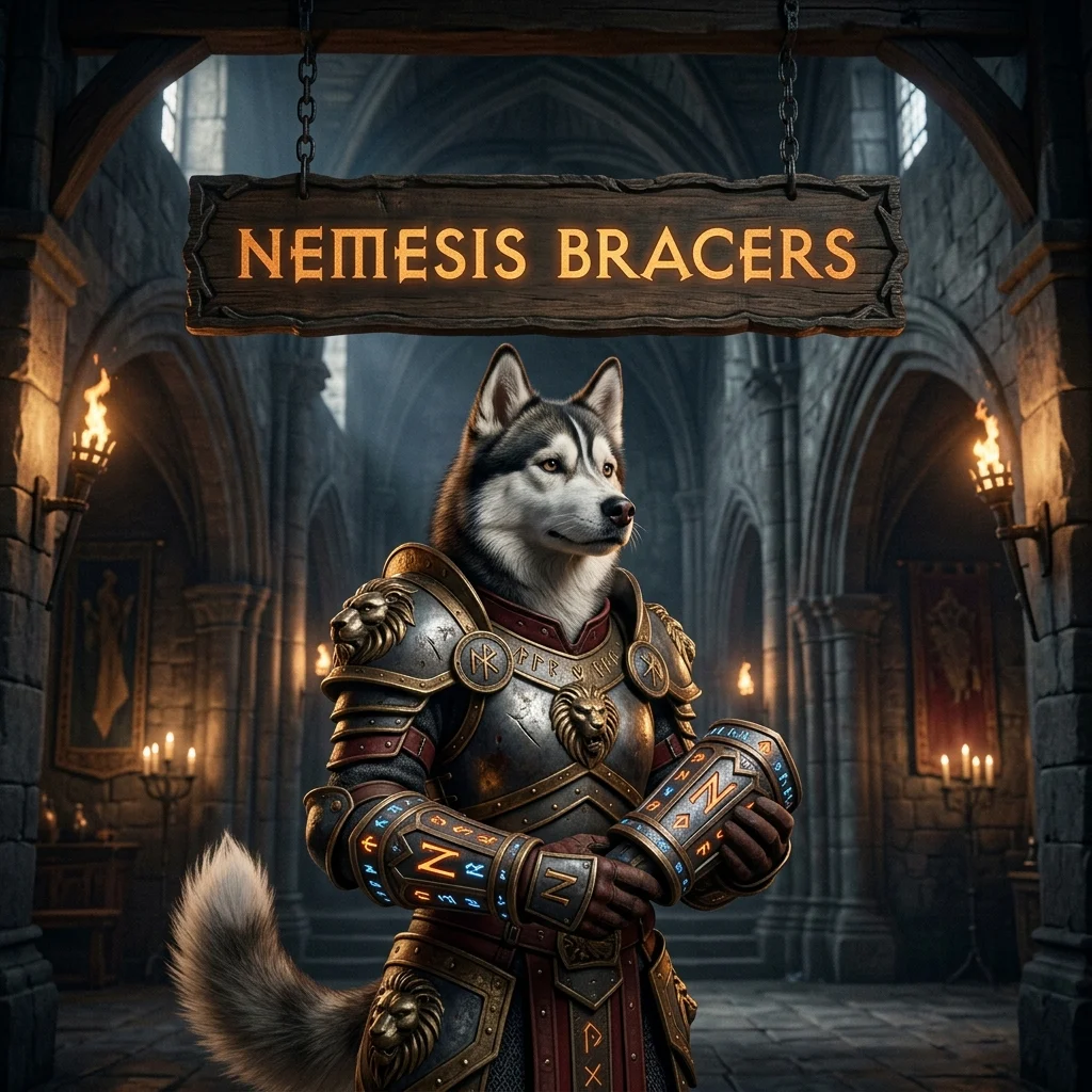 Promotional image representing the Nemesis Bracers Boost service for Diablo 4.
