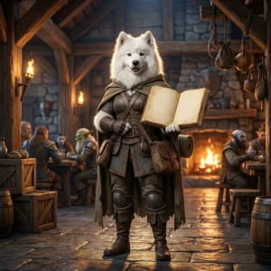 Fantastinio pasaulio žaidimų tematikos iliustracija, skirta nemokamiems „WoW Classic Forever“ gidams.