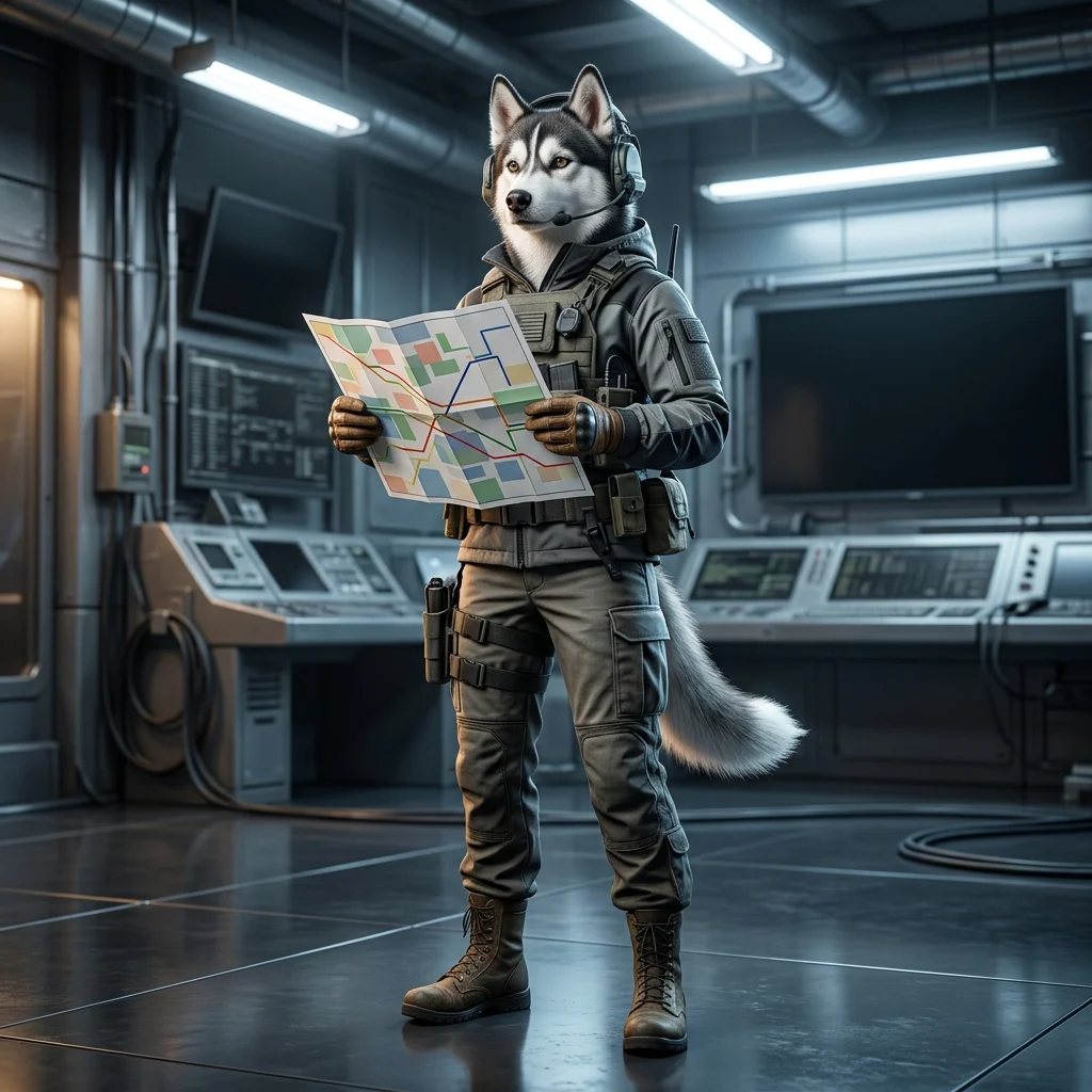 Žaidimo „Wardogs“ tematikos iliustracija, pristatanti nemokamus vadovus žaidėjams.