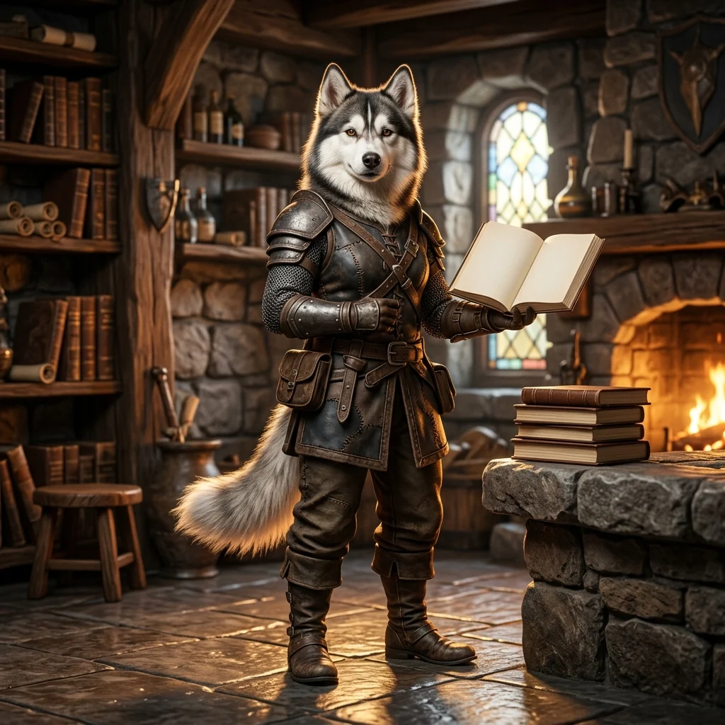 Almenn myndskreyting fyrir ókeypis handbækur í WoW Classic Forever með ævintýralegu andrúmslofti, án læsilegs texta eða skilta.