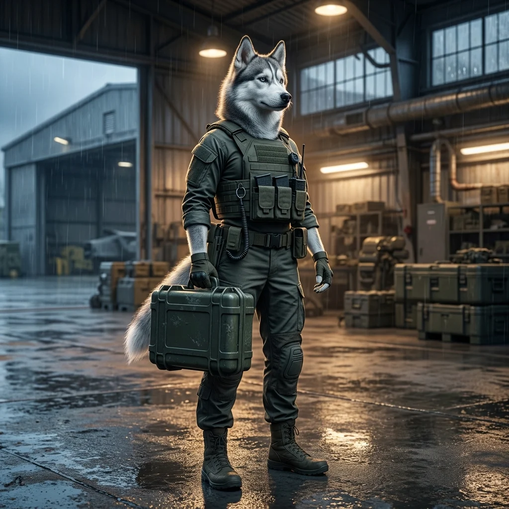 Illustrazione promozionale del pacchetto iniziale in WarDogs, con grafica a tema videoludico e senza testo leggibile o insegne visibili.