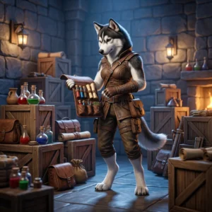 Ilustrasi tematik untuk panduan kotak persediaan di WoW Forever tanpa teks atau tanda yang terbaca