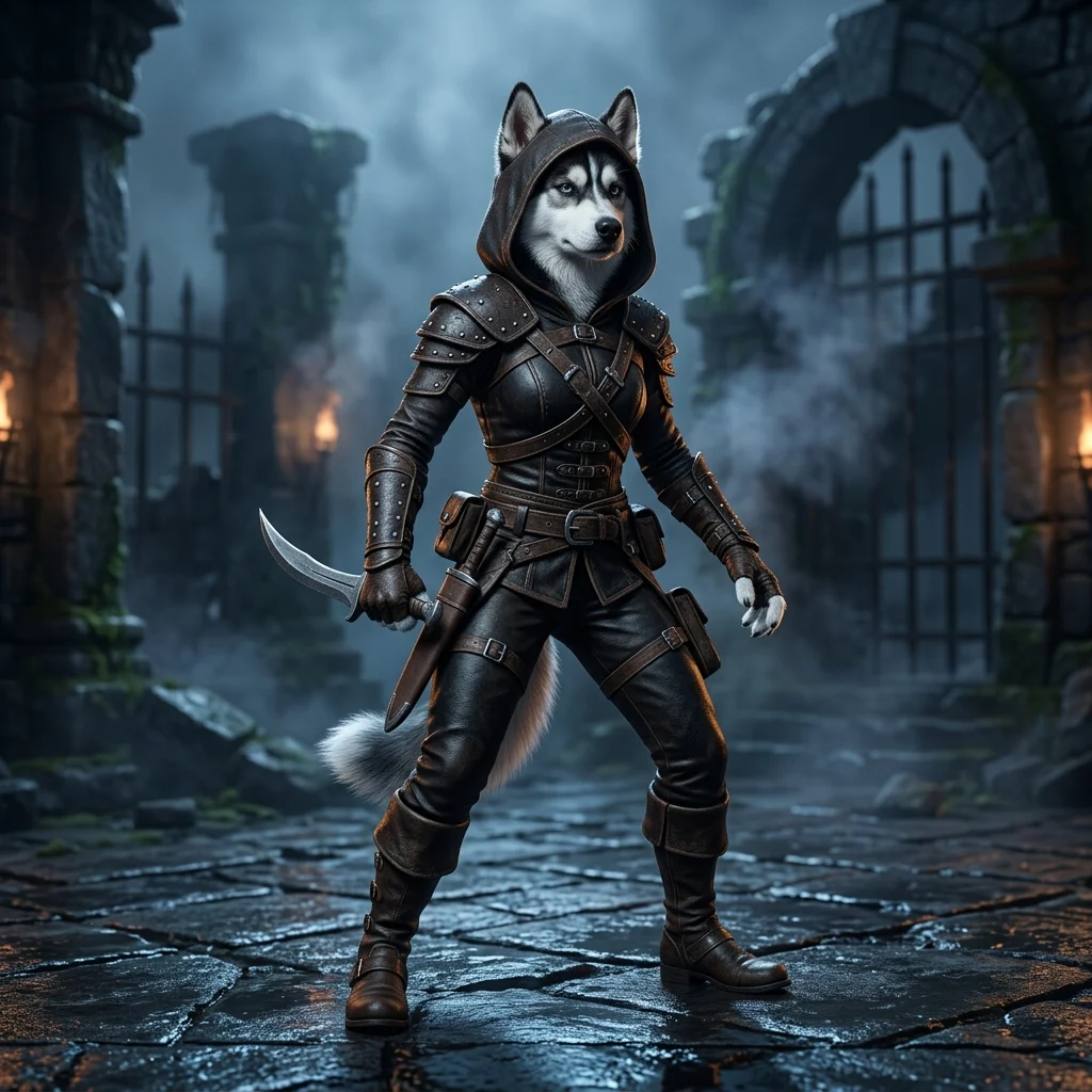Ilustrasi karakter rogue dalam konteks PvP untuk panduan WoW Forever, tanpa teks atau tanda yang terbaca.