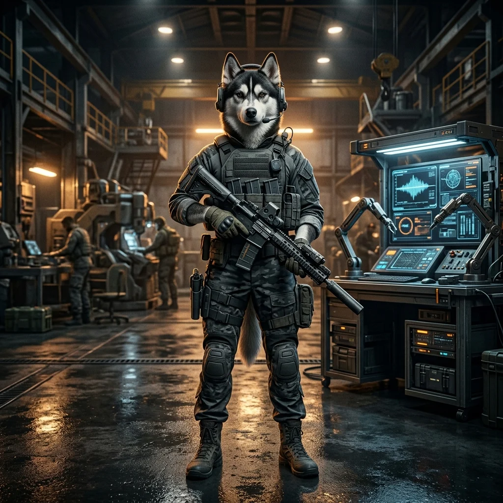 Ilustrasi perkhidmatan peningkatan Wardogs untuk menyokong pengalaman permainan digital.