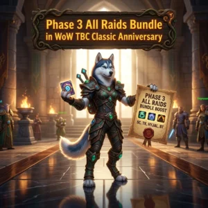 Promotional image for Phase 3 All Raids Bundle Boost in WoW TBC Classic Anniversary, highlighting the raid bundle service for WoW TBC Classic.