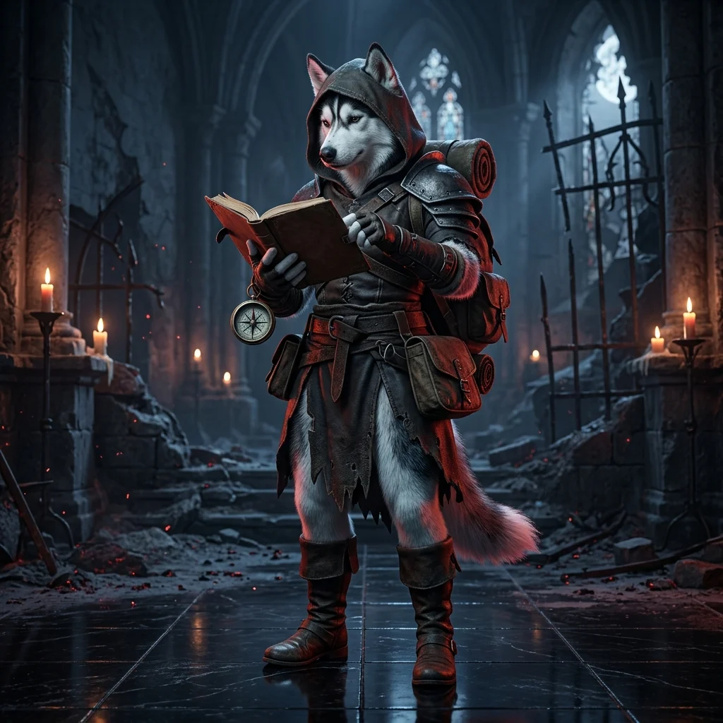 Ilustracja promująca poradniki do Diablo 4, przedstawiająca ogólny motyw fantasy bez czytelnych napisów i znaków.