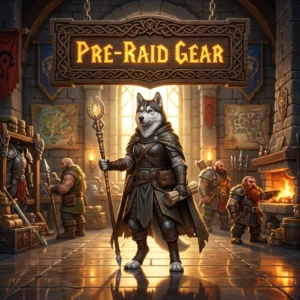 Promotional image representing the Pre-Raid Gear Boost in WoW Forever service for improving gear before raid content