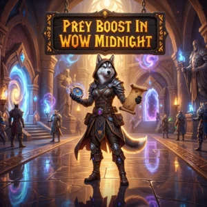 Promotional image representing the Prey Boost service for World of Warcraft: Midnight