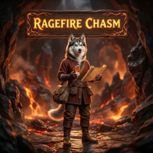 Promotional image for the Ragefire Chasm Boost in WoW Forever service, focused on the Ragefire Chasm product offering.
