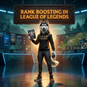 Promotional image for Rank Boosting Services in League of Legends, representing a service for players seeking rank progression.