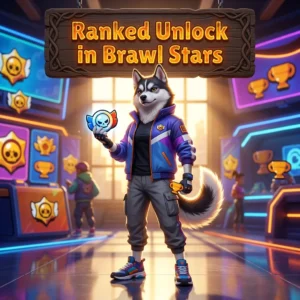 Promotional image representing the Ranked Unlock Boost in Brawl Stars service for ranked unlock progression