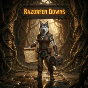 Promotional image for the Razorfen Downs Boost service in WoW Forever.