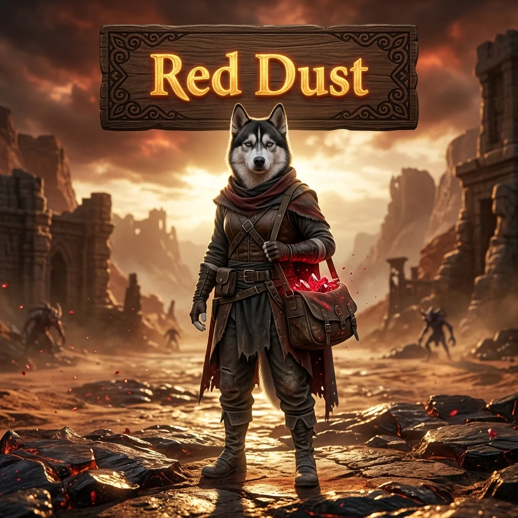 Promotional image for Red Dust Boost in Diablo 4, a service focused on Red Dust boosting