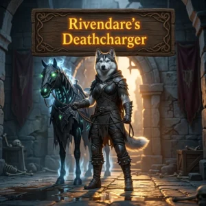 Promotional image representing Rivendare’s Deathcharger Boost service in WoW Forever