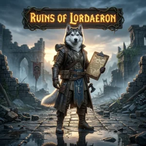 Promotional image for the Ruins of Lordaeron Boost in WoW Forever service.