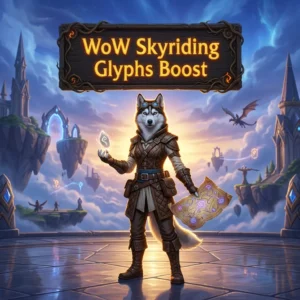 Promotional image for SKYRIDING GLYPHS, representing the product theme and its visual identity.