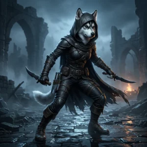 Dynamische Fantasy-Spielszene als Titelbild für einen Schurken-PvP-Guide in WoW Forever, ohne lesbaren Text oder sichtbare Zeichen.
