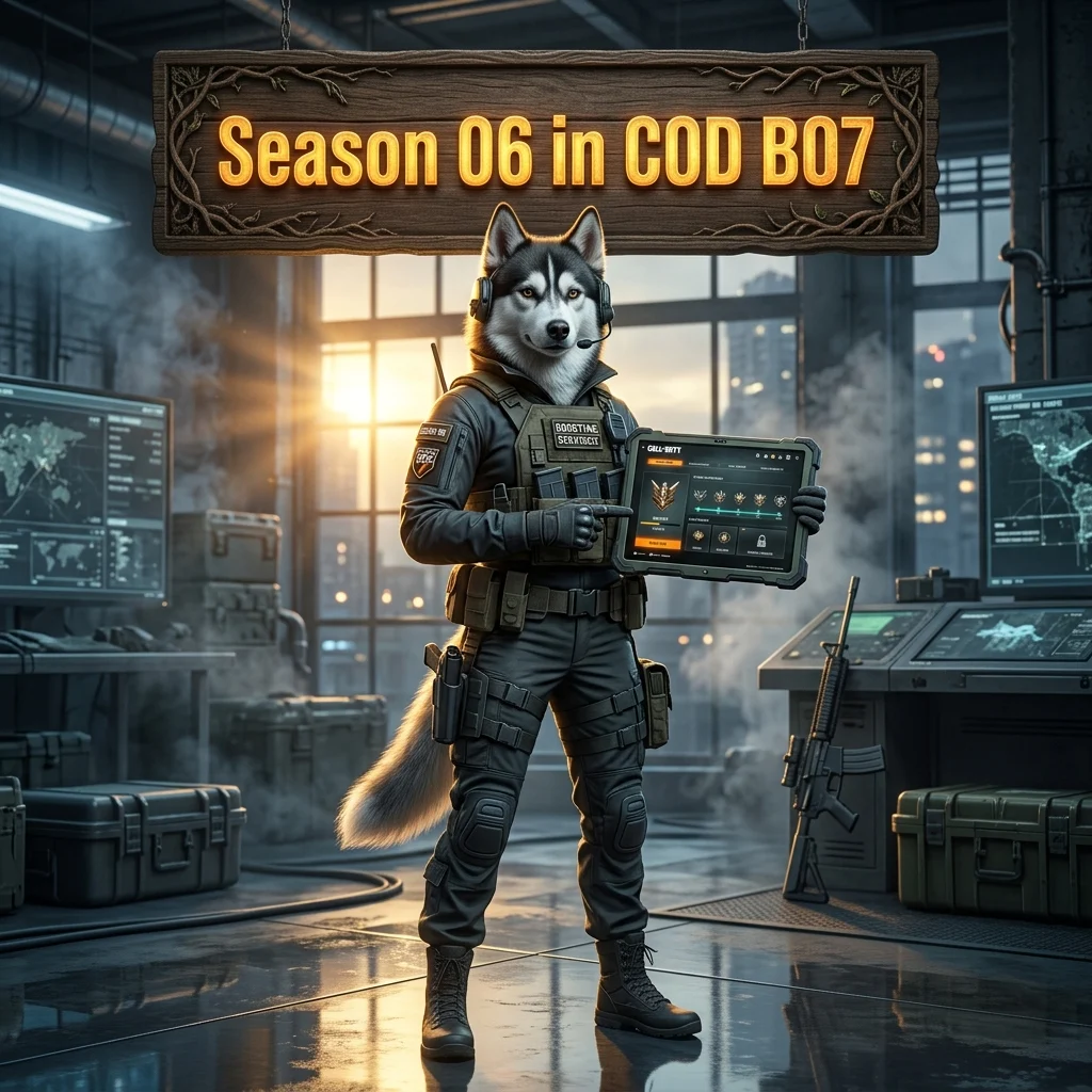 Promotional image for Season 06 Boosting Services in Call of Duty Black Ops 7