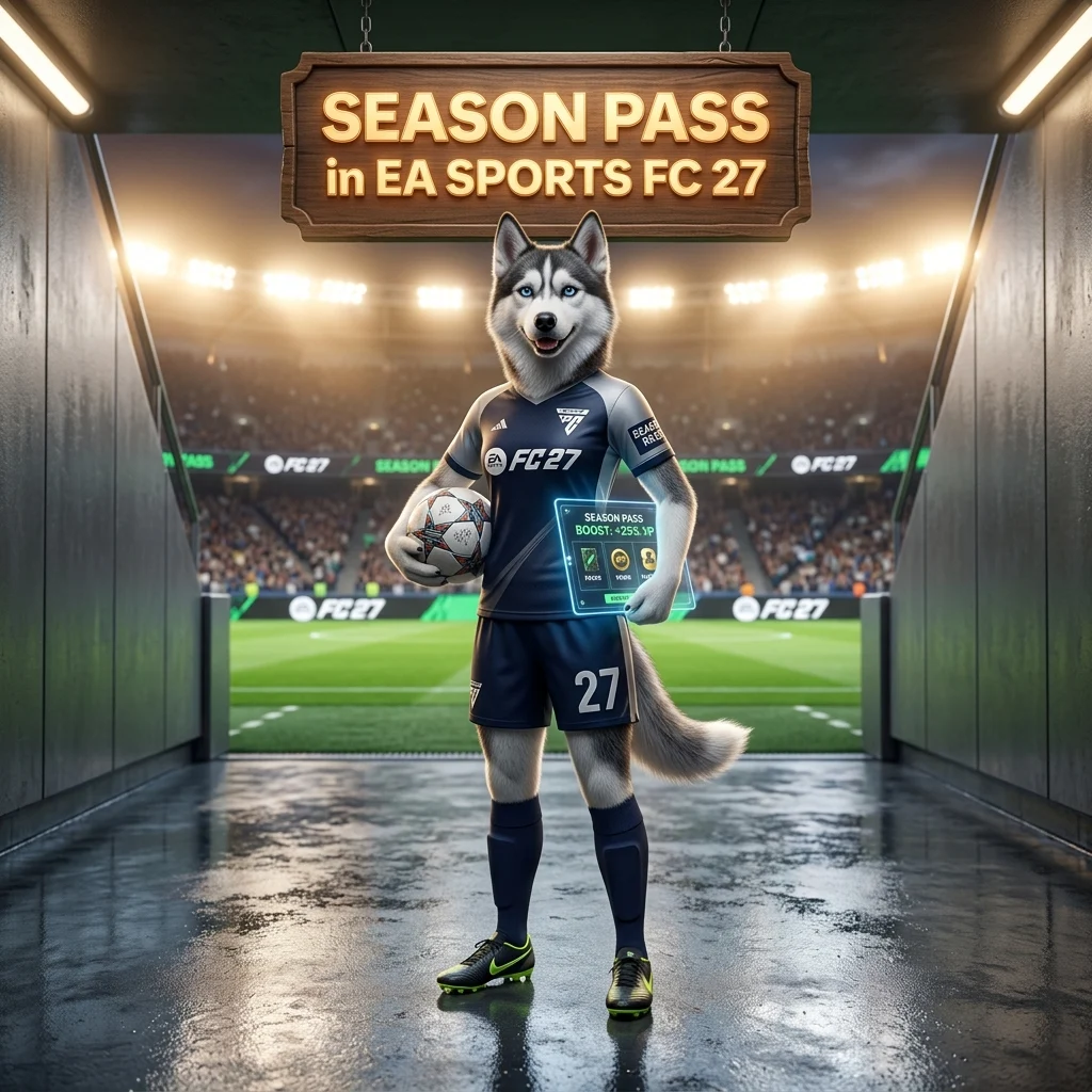 Promotional image representing the Season Pass Boost product in EA SPORTS FC 27.