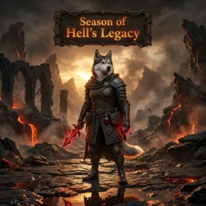 Promotional image for the Season of Hell’s Legacy boost service in Diablo 4.