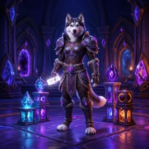 Illustratie voor een M+-tierlijst van seizoen 2 in Midnight 12.1, met een sfeervolle game-achtergrond zonder leesbare tekst.