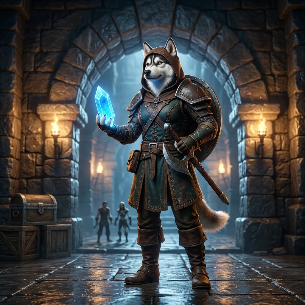 Illustration thématique de services de boosting pour l’expérience WoW Classic Forever, sans texte lisible ni signe.