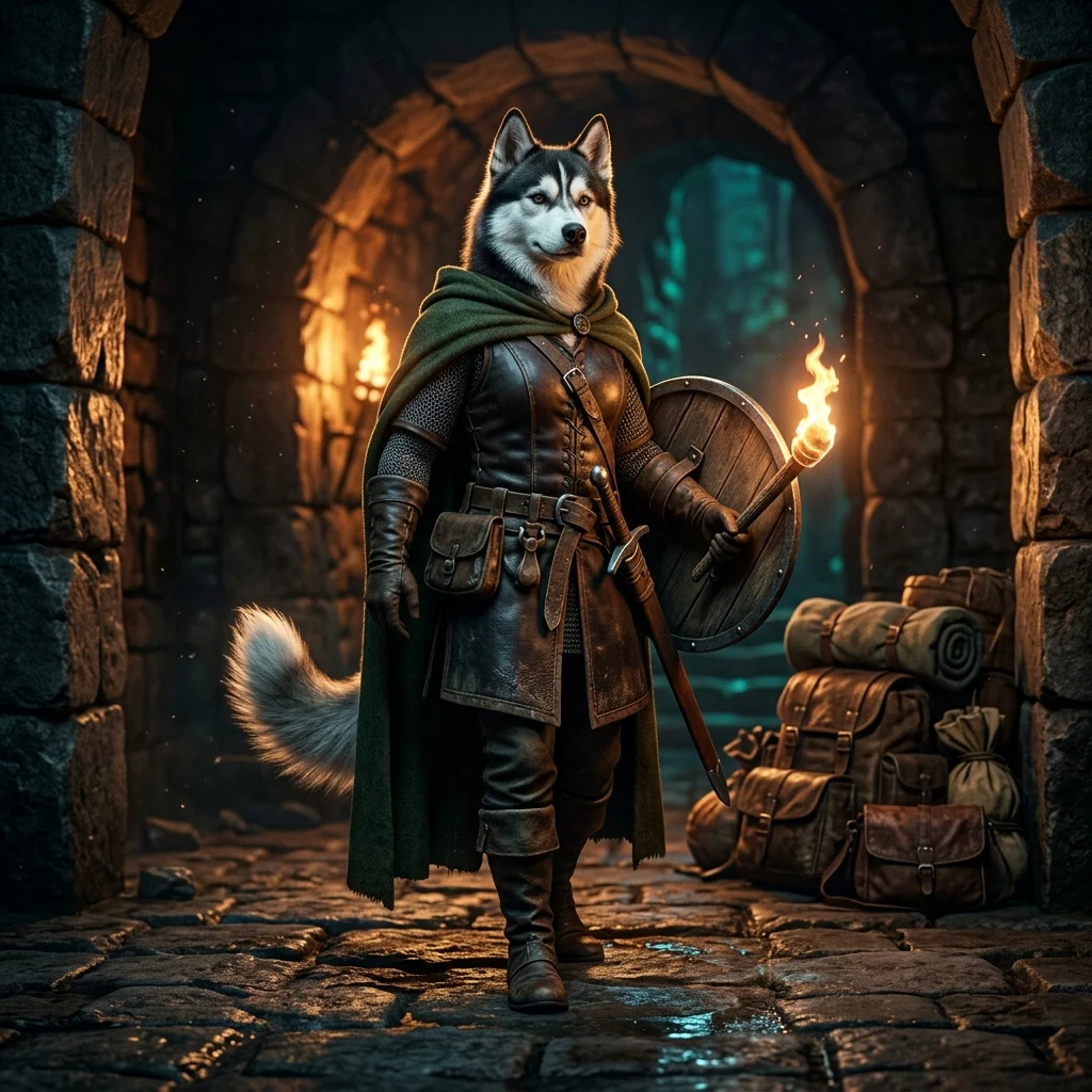 Ilustración promocional de servicios de boost para WoW Classic Forever, con una ambientación de videojuego de fantasía.