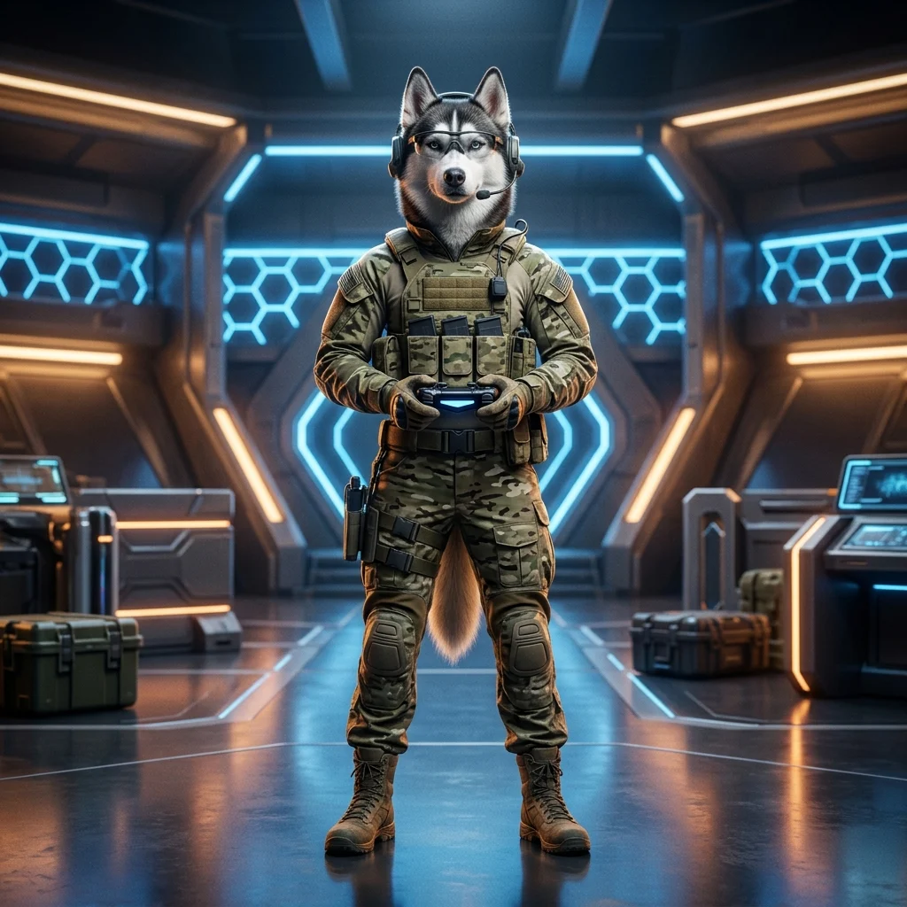 Artwork promozionale dedicato ai servizi di boosting Wardogs, senza testo leggibile né insegne visibili.