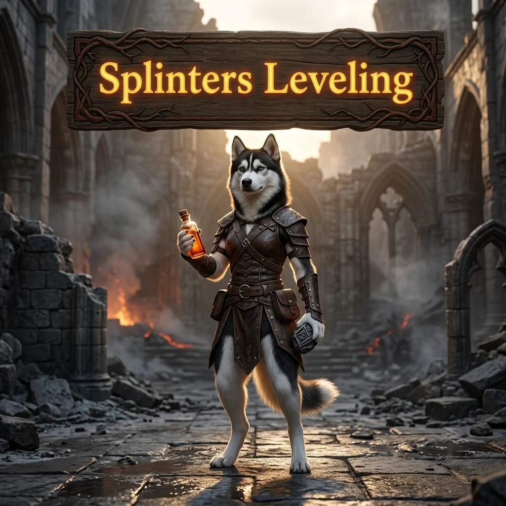 Promotional image for Splinters Leveling Boost, a leveling boost service in Diablo 4.