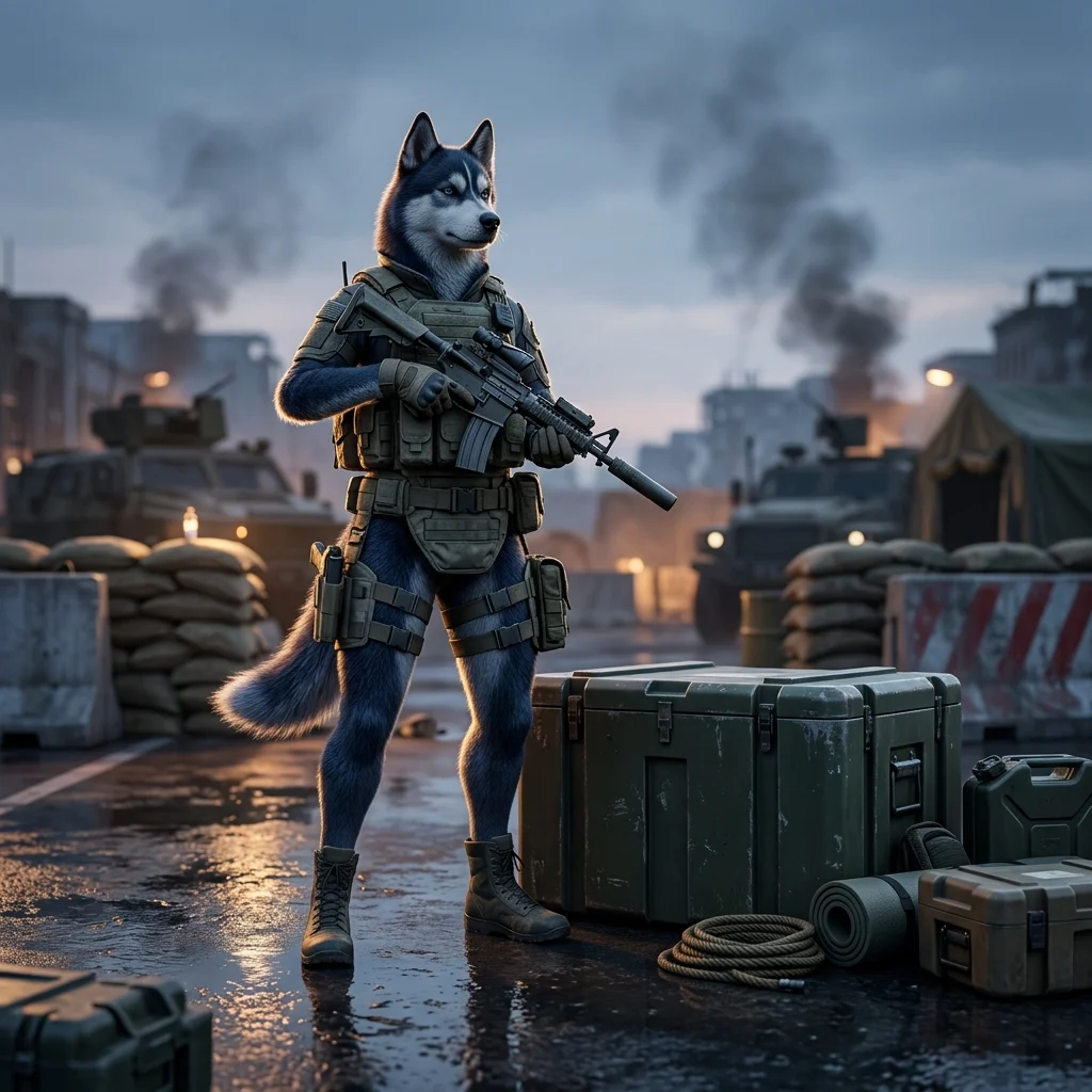 Illustration fra Starter Bundle i Wardogs med et stemningsfuldt motiv fra spillets univers.