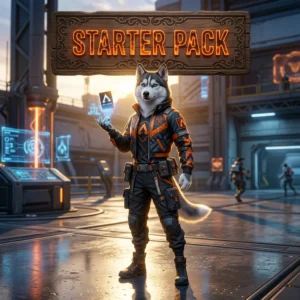 Promotional image for Starter Pack Boost in Apex Legends, highlighting the named game service.