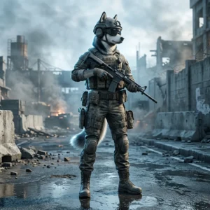 Predstavitvena ilustracija storitev pospeševanja za igro Call of Duty Warzone brez vidnega besedila ali znakov.