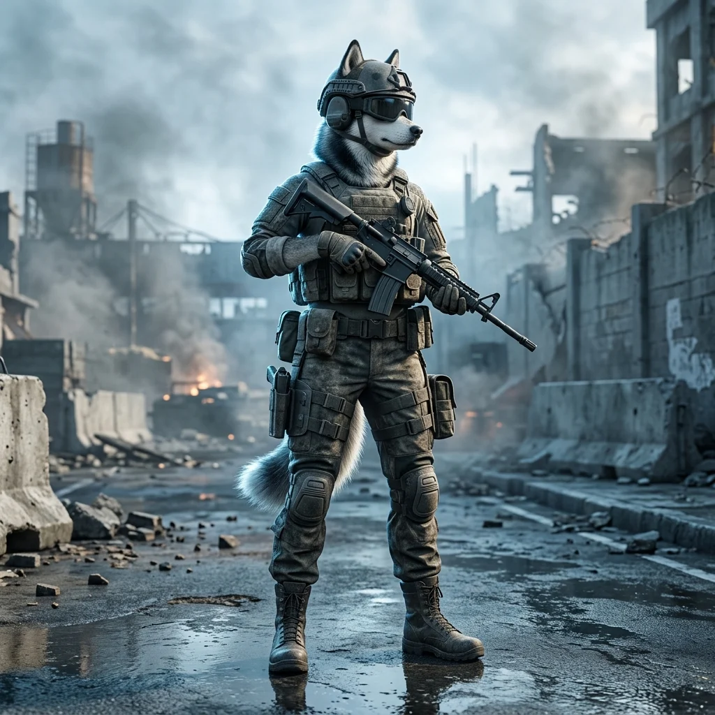 Predstavitvena ilustracija storitev pospeševanja za igro Call of Duty Warzone brez vidnega besedila ali znakov.