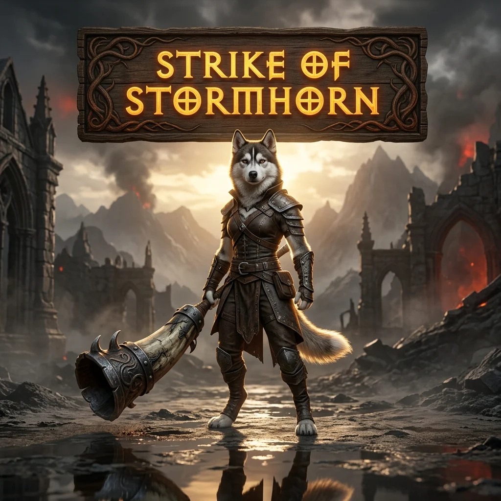 Promotional image representing the Strike of Stormhorn Boost service in Diablo 4.