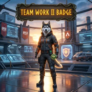 Promotional image for Team Work II Badge Boost in Apex Legends service