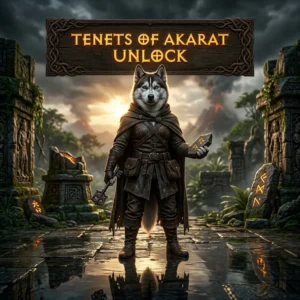 Promotional image representing the Tenets of Akarat Unlock Boost service in Diablo 4.
