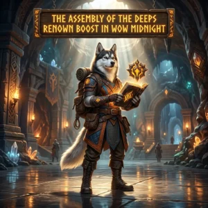 Promotional image for The Assembly of the Deeps Renown Boost in WoW Midnight, a service focused on increasing Assembly of the Deeps renown.