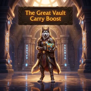 Promotional image for The Great Vault Carry Boost, a service focused on Great Vault carry assistance