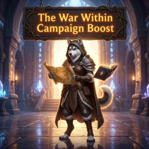 Promotional image for The War Within Campaign Boost service in The War Within