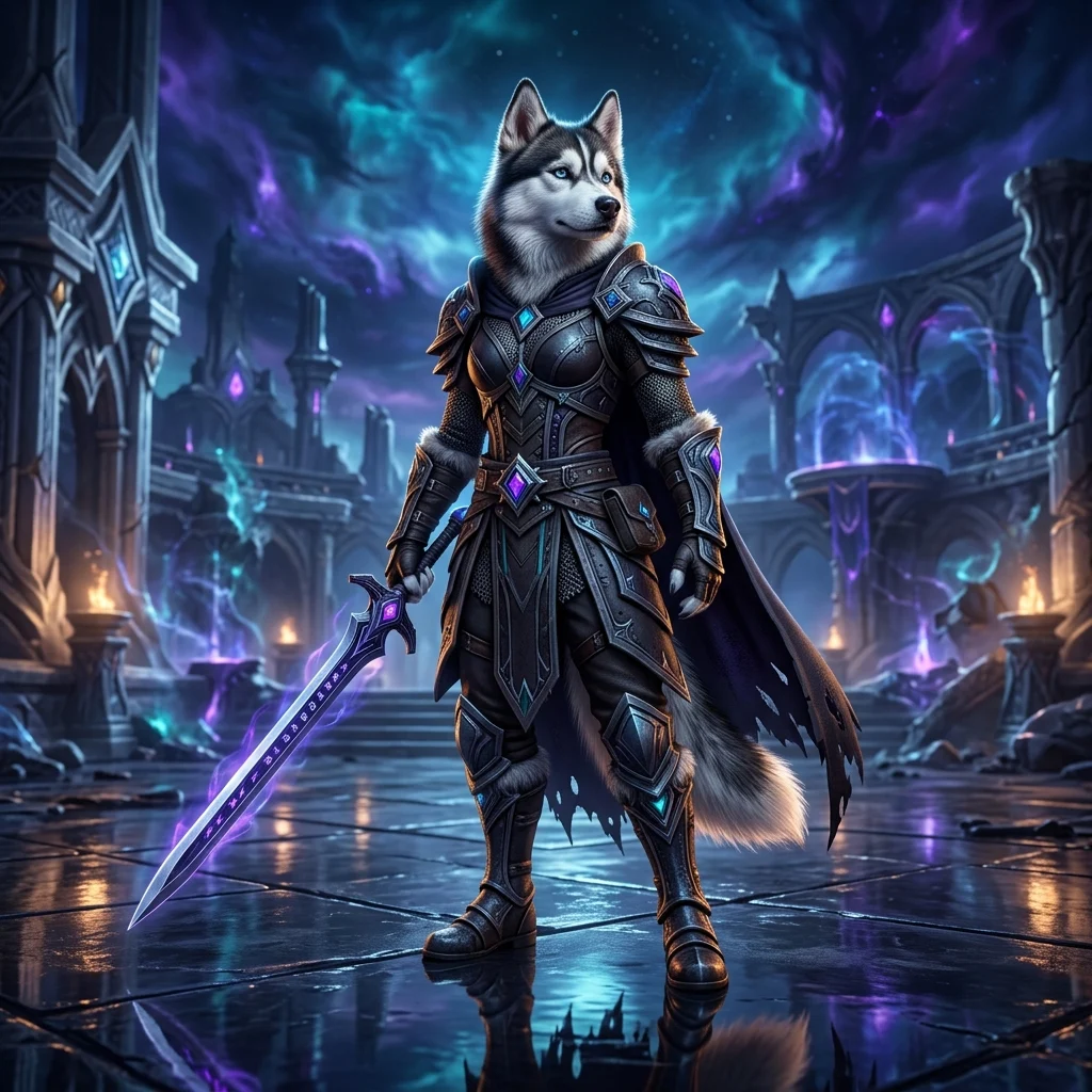 Arte temática da Tier List de PvP da 2ª Temporada de Midnight, sem texto legível, relacionada à competição entre jogadores.